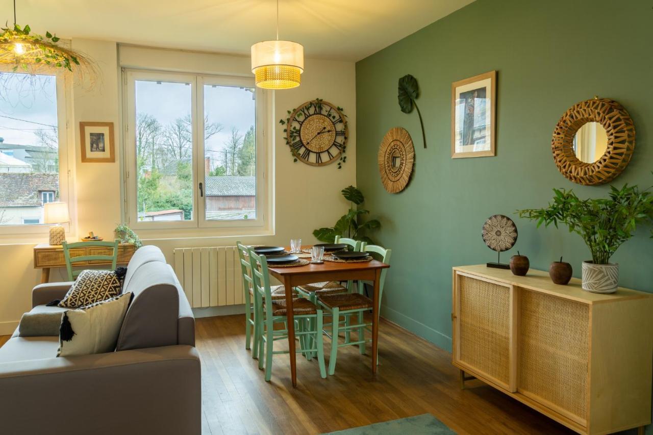 Suite Jungle - Jardin, Netflix Et Parking - Le Manoir Aux Pommes Orbec エクステリア 写真