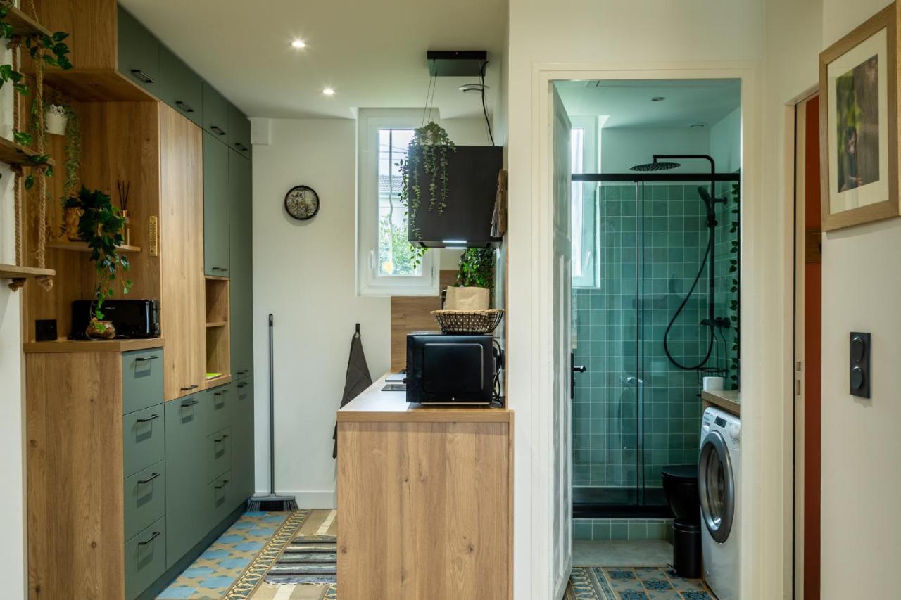 Suite Jungle - Jardin, Netflix Et Parking - Le Manoir Aux Pommes Orbec エクステリア 写真